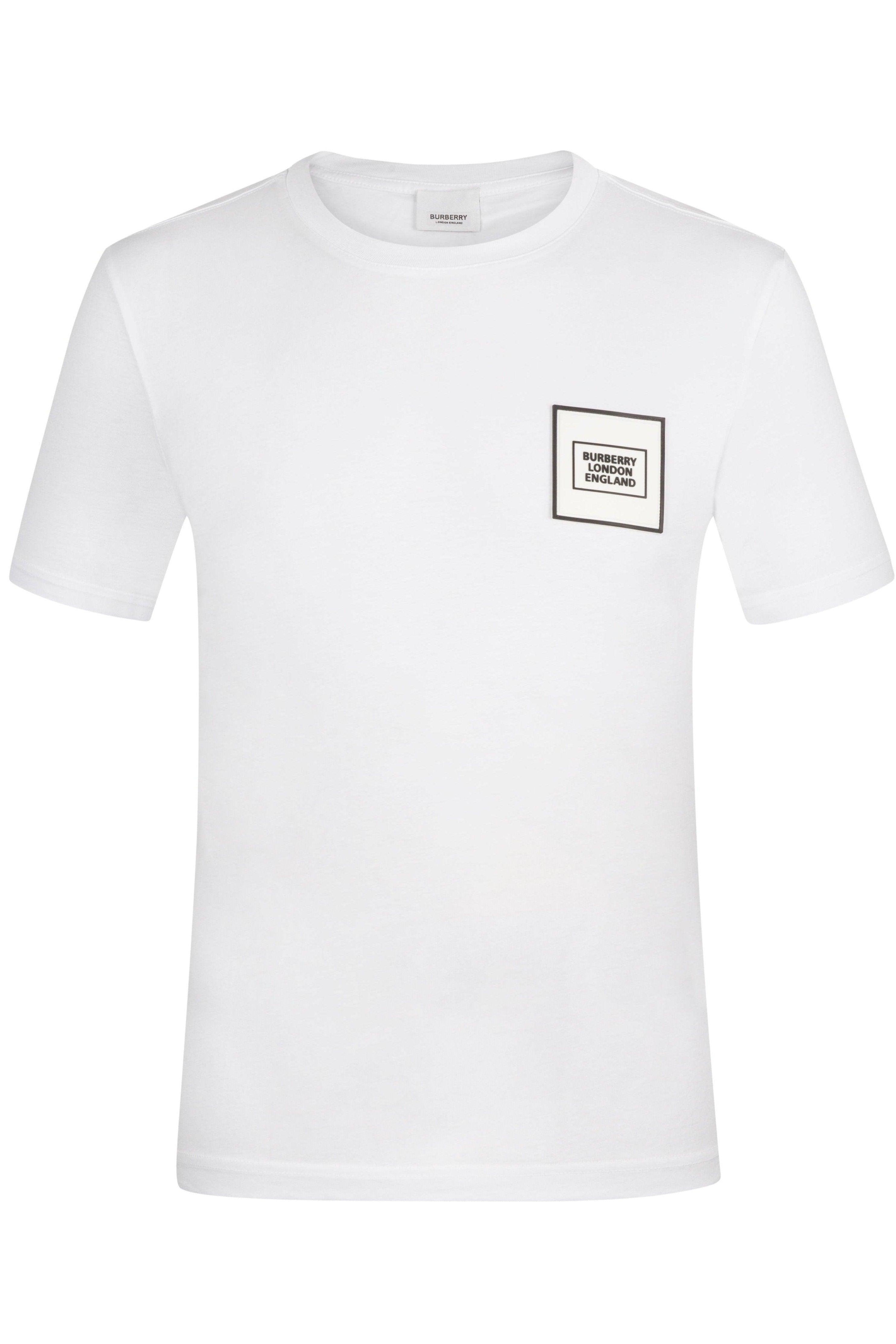 Burberry Men's T Shirt In White
