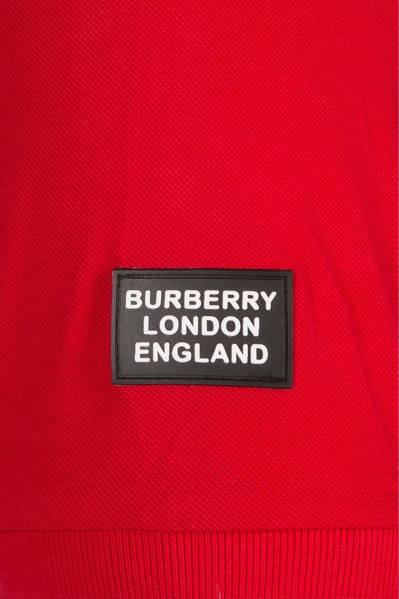 Burberry Men's Polo Shirt In Red