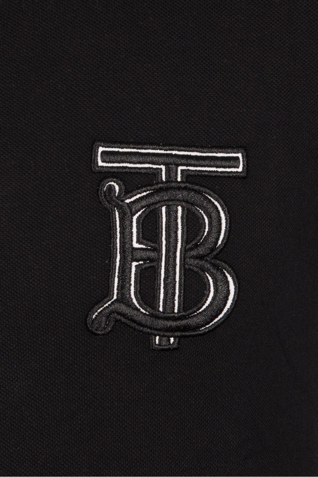 Burberry Men's Polo Shirt In Black