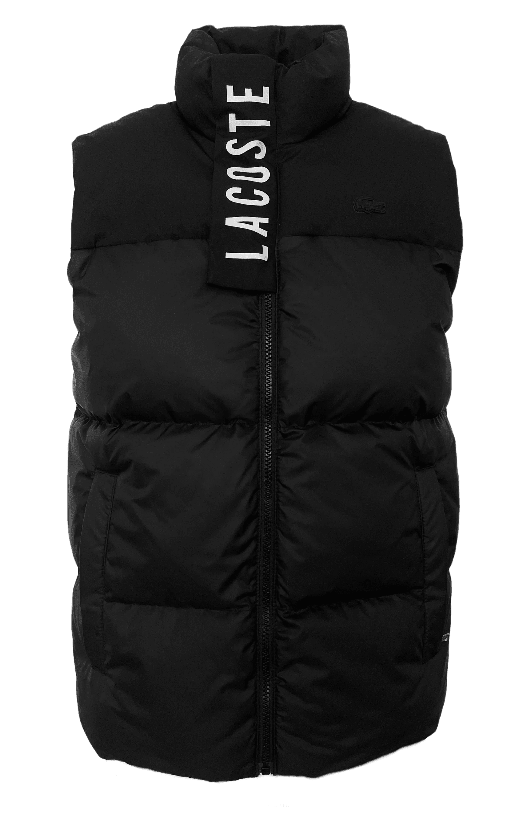Lacoste Men Body Warmer Vest In Black