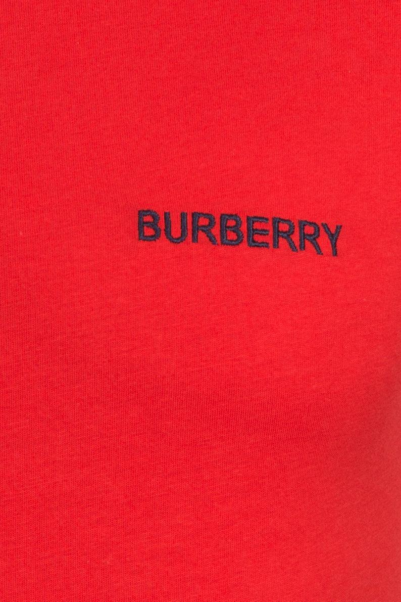Burberry Men's T Shirt In Red