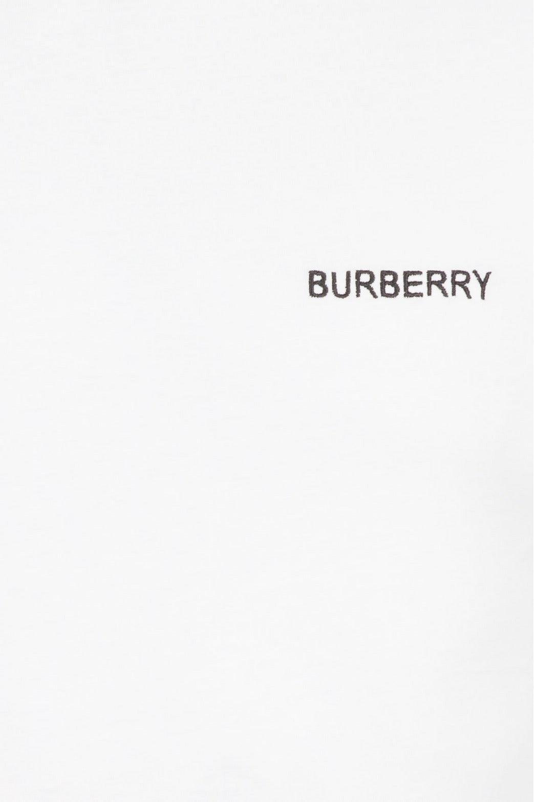 Burberry Men's T Shirt In White