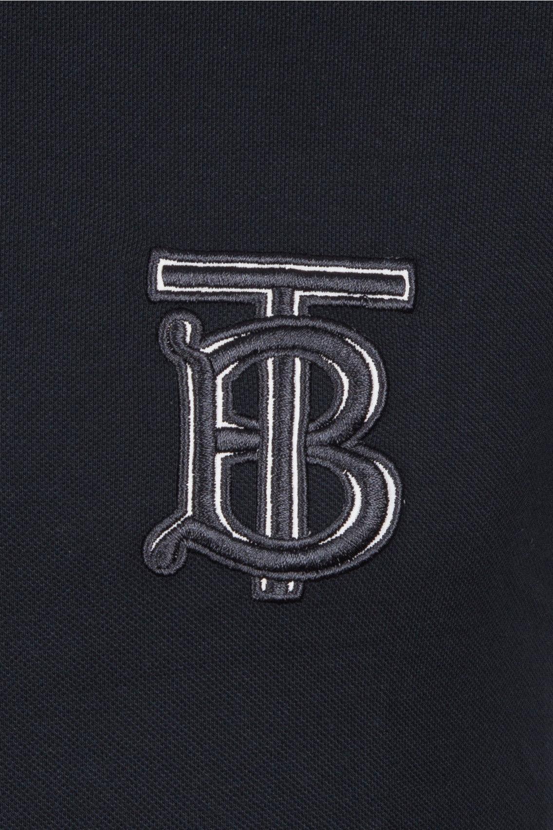 Burberry Men's Polo Shirt In Navy