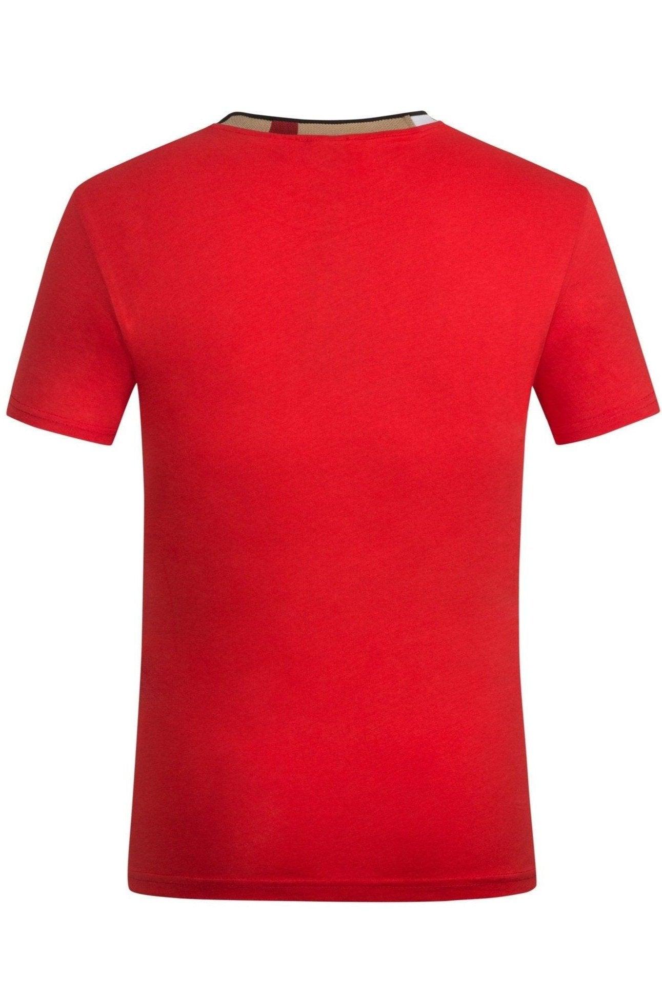 Burberry Men's T Shirt In Red